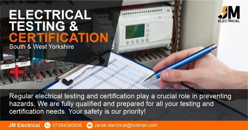 Testing & EICR by JM Electrical